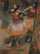 Edgar Degas Two Dancers_j oil painting reproduction